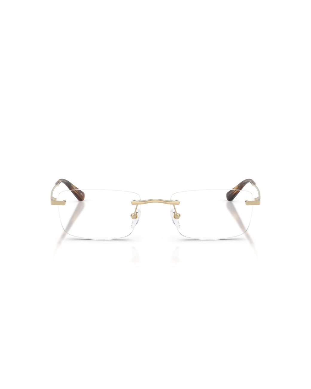 Emporio Armani Black Ea1195Td 3013 Optical Frames Titanium Transparent Squared Normal for men