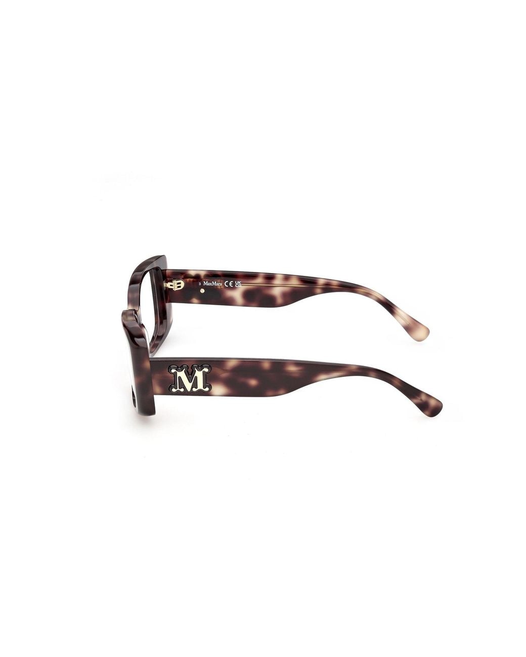 Max Mara Black Mm5250 52 Optical Frames Acetate Squared Normal