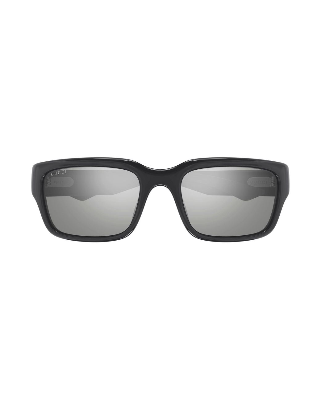 Gucci Black Gg2240S 007 Sunglasses Injected Squared Flash for men