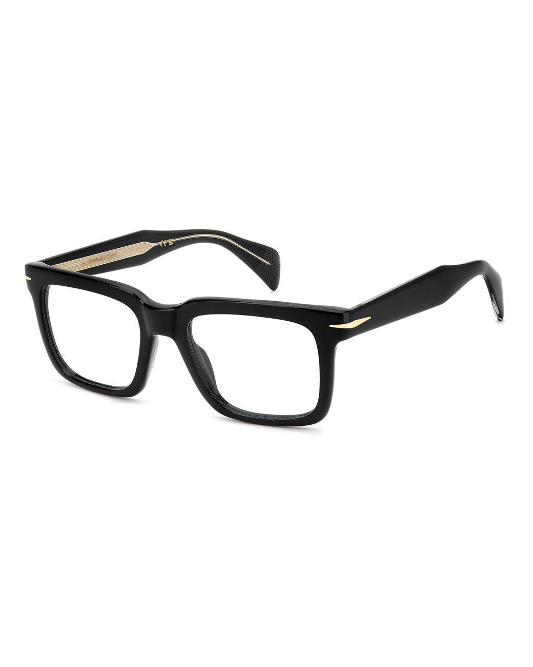 David Beckham Black Db 1237 807 Optical Frames Acetate Squared Normal for men