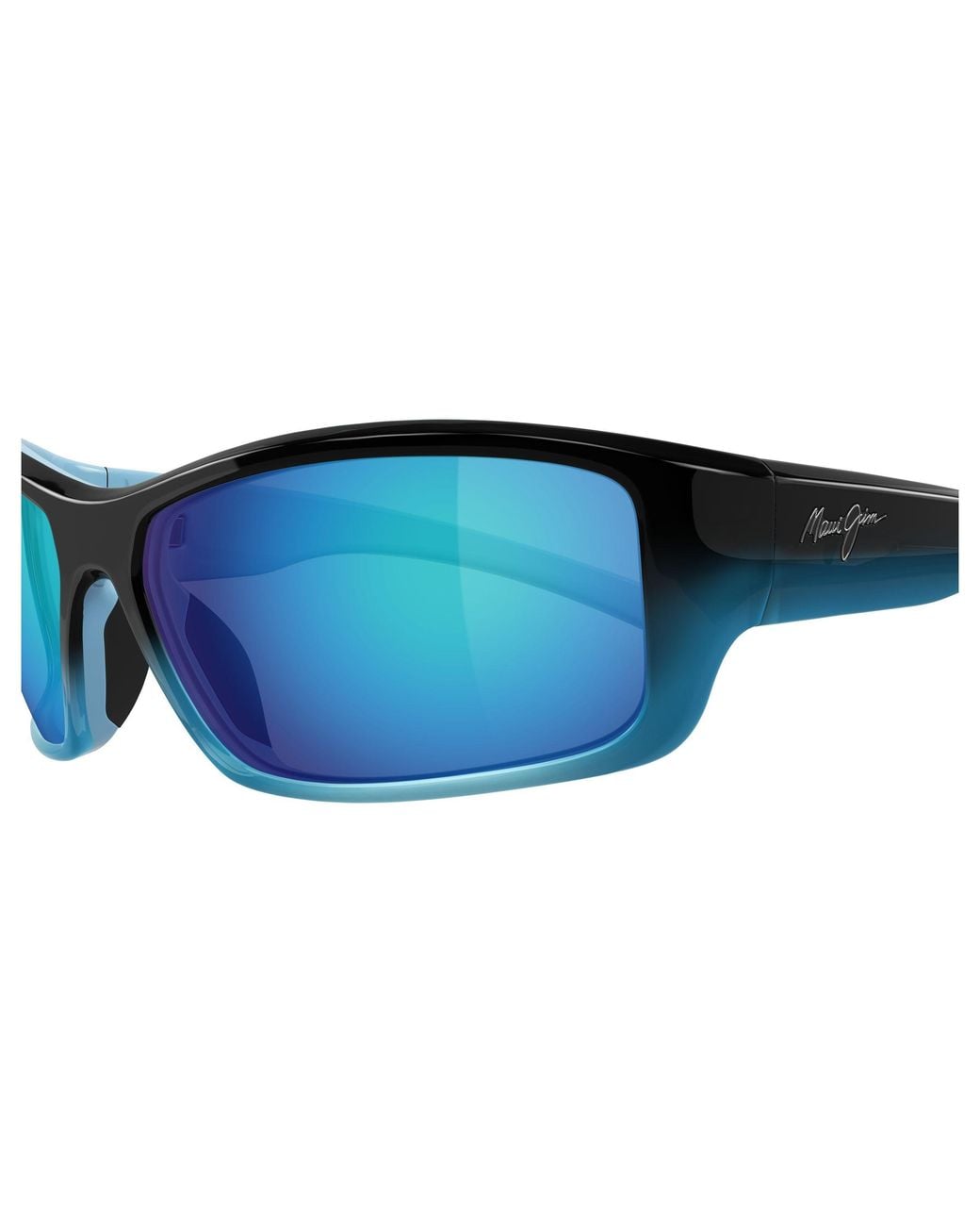 Maui Jim Black Mj0792S 001 Occhiali Da Sole Iniettato Squadrata