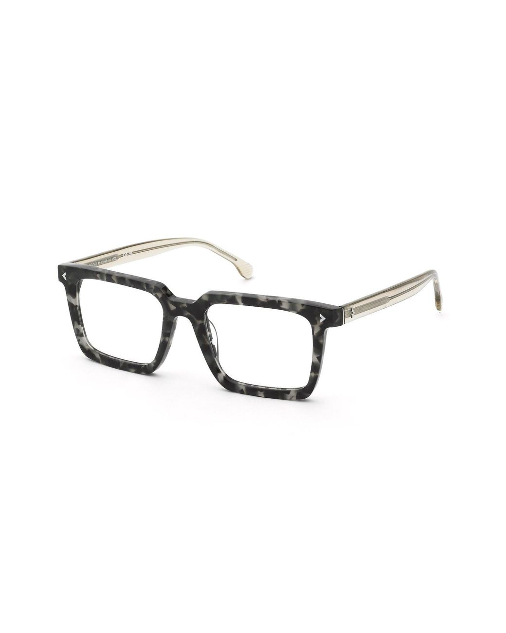 Lozza Black Vl4408 Sassari 3 721 Optical Frames Acetate Squared for men