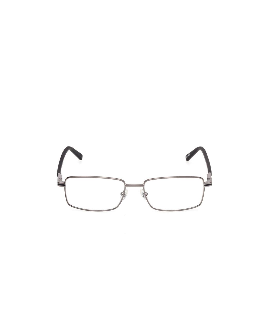 Timberland Black Tb50048 002 Optical Frames Metal Squared Normal for men