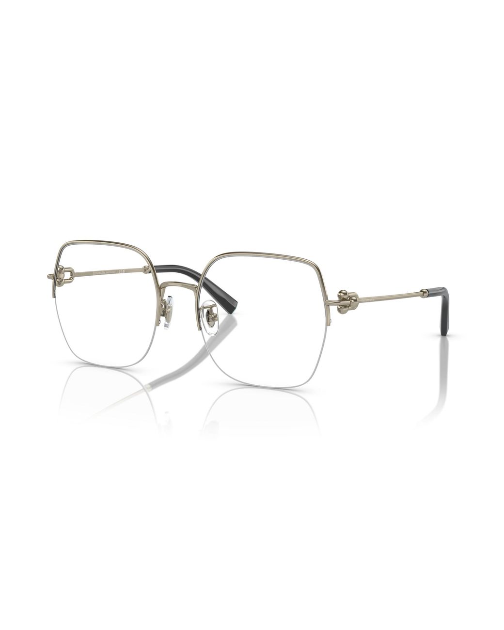 Tiffany & Co Black Tf1153D 6021 Optical Frames Metal Squared Normal