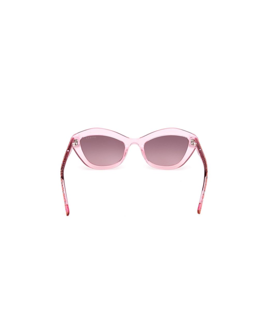 Guess Black Gu00229 75T Sunglasses Injected Bordeaux Geometric Normal