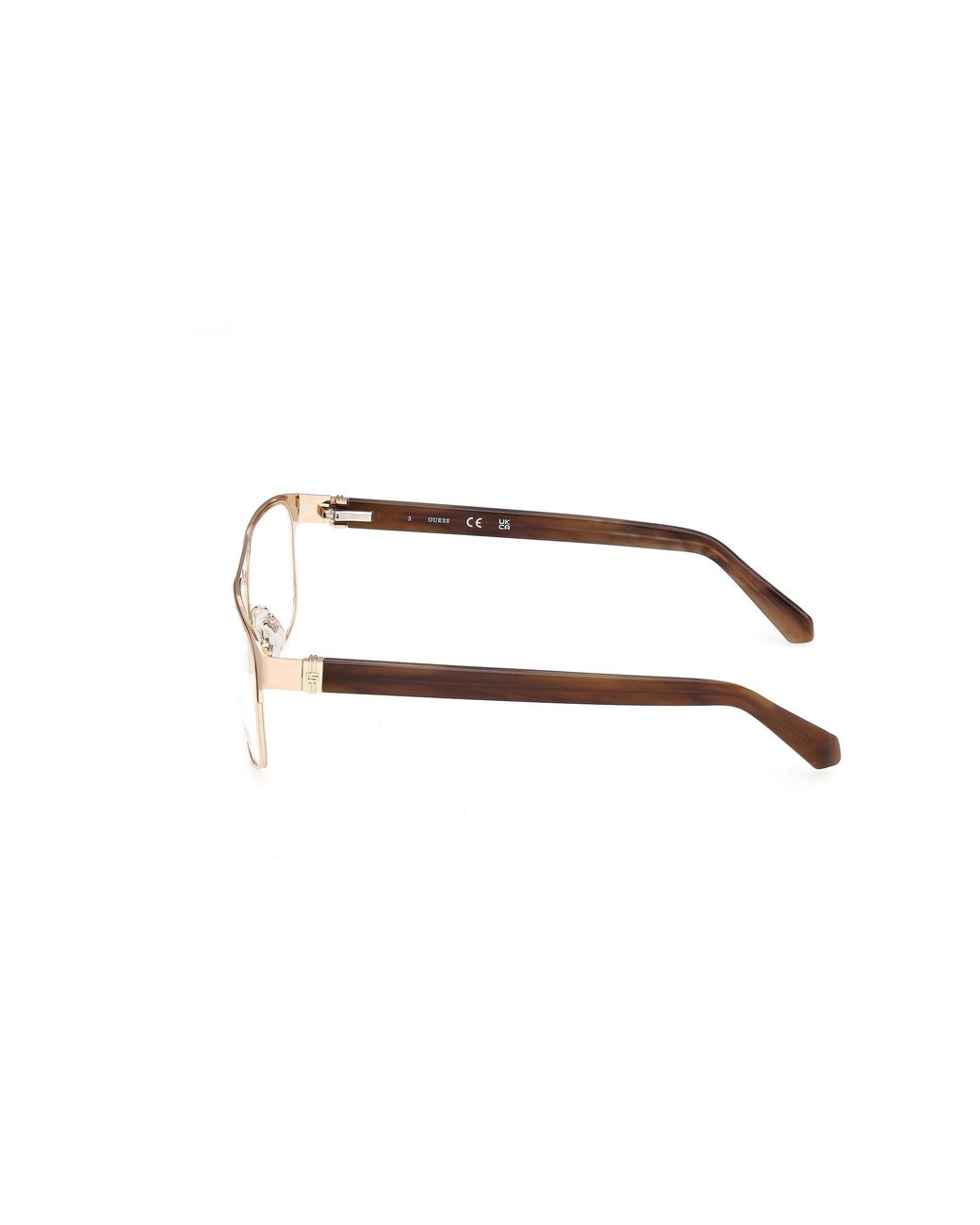 Guess Black Gu50367 32 Optical Frames Metal Squared Normal for men