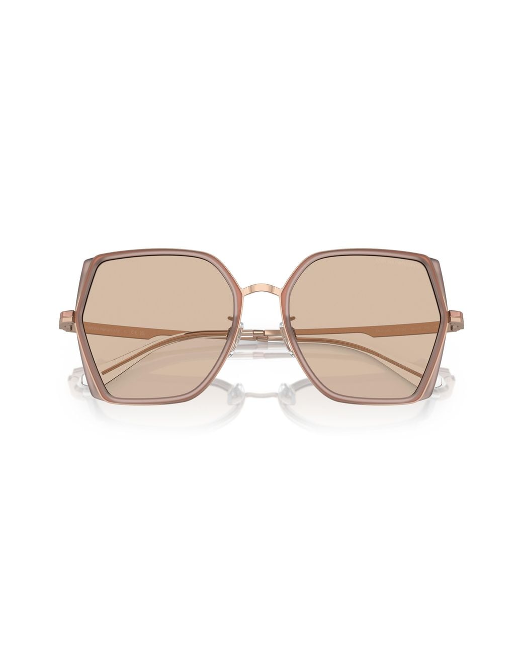 Emporio Armani Black Ea2142D 301193 Sunglasses Metal Squared Normal