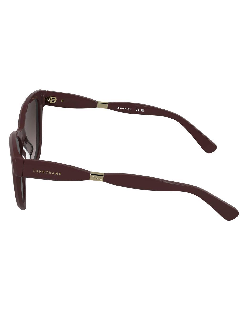 Longchamp Black Lo804S 601 Sunglasses Acetate Cat Eye Normal