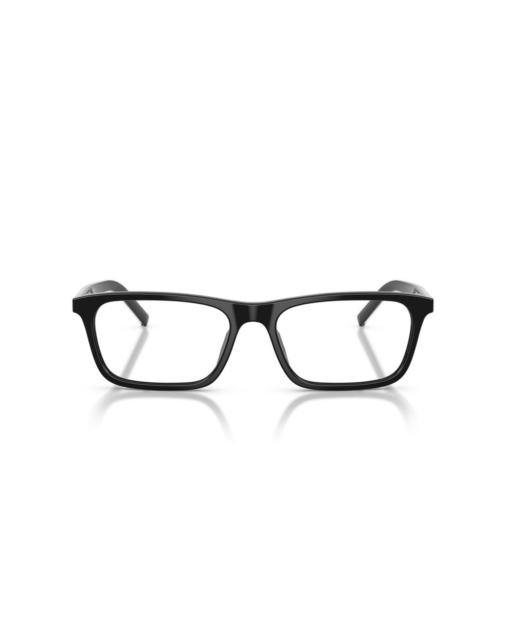 Prada Black Pr D13V 29O1O1 Optical Frames Acetate Transparent Squared Normal for men