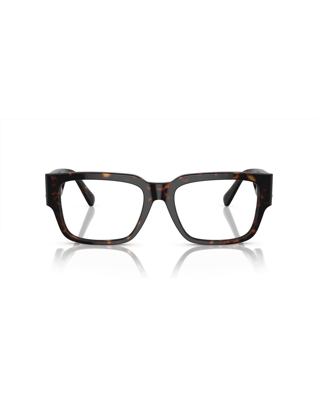 Versace Black Ve3350 108 Optical Frames Acetate Transparent Squared Normal for men