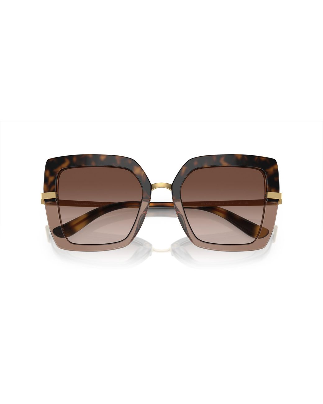 Dolce & Gabbana Black Dg4373 325613 Sunglasses Acetate Squared Normal Shaded