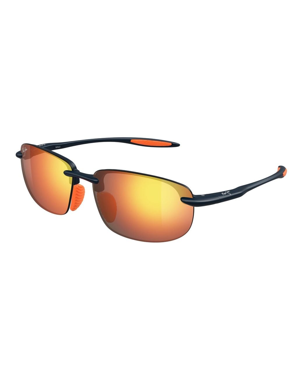 Maui Jim Black Mj0677Sa 005 Occhiali Da Sole Bio-Iniettato Rosso Squadrata