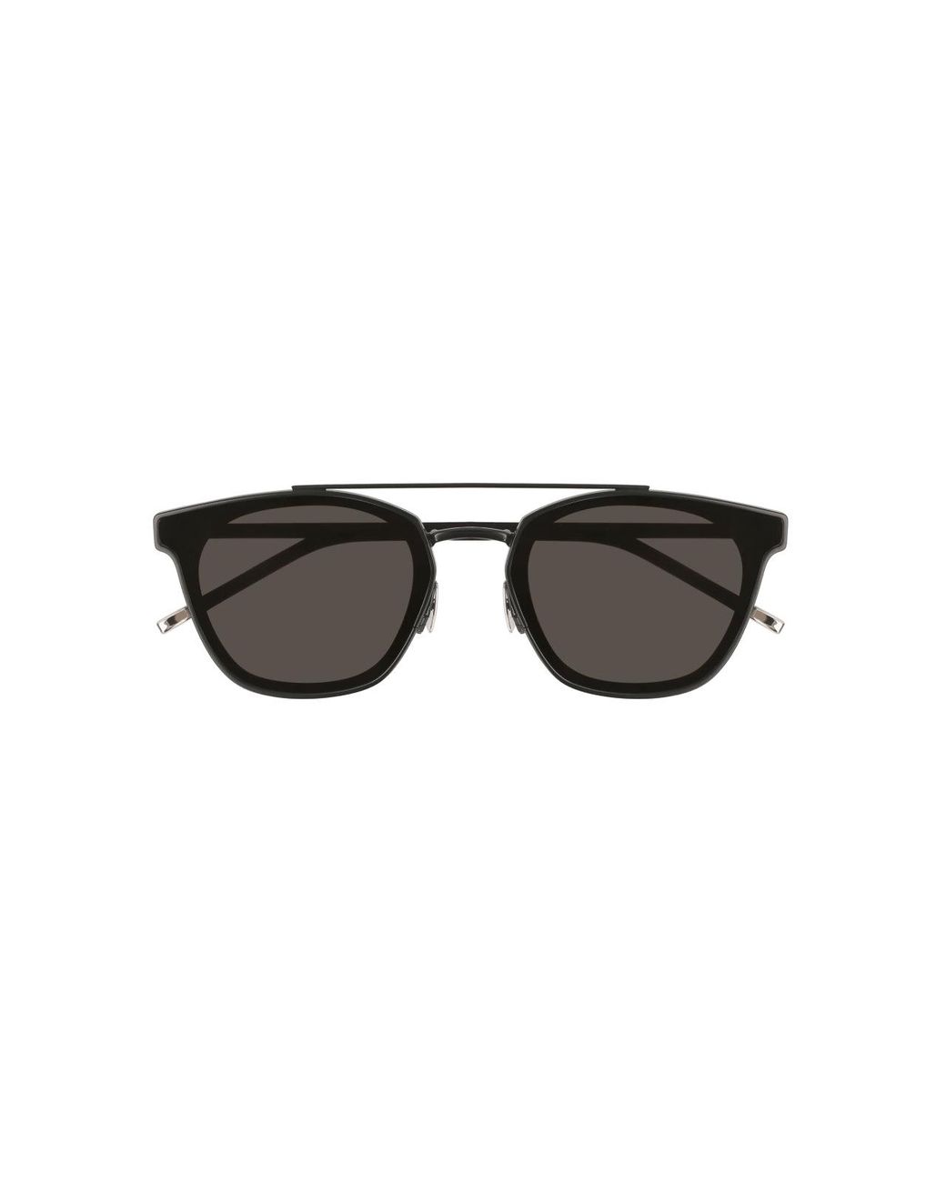Saint Laurent Black Sl 28 Metal 001 Sunglasses Metal Squared Normal Anti-Glare