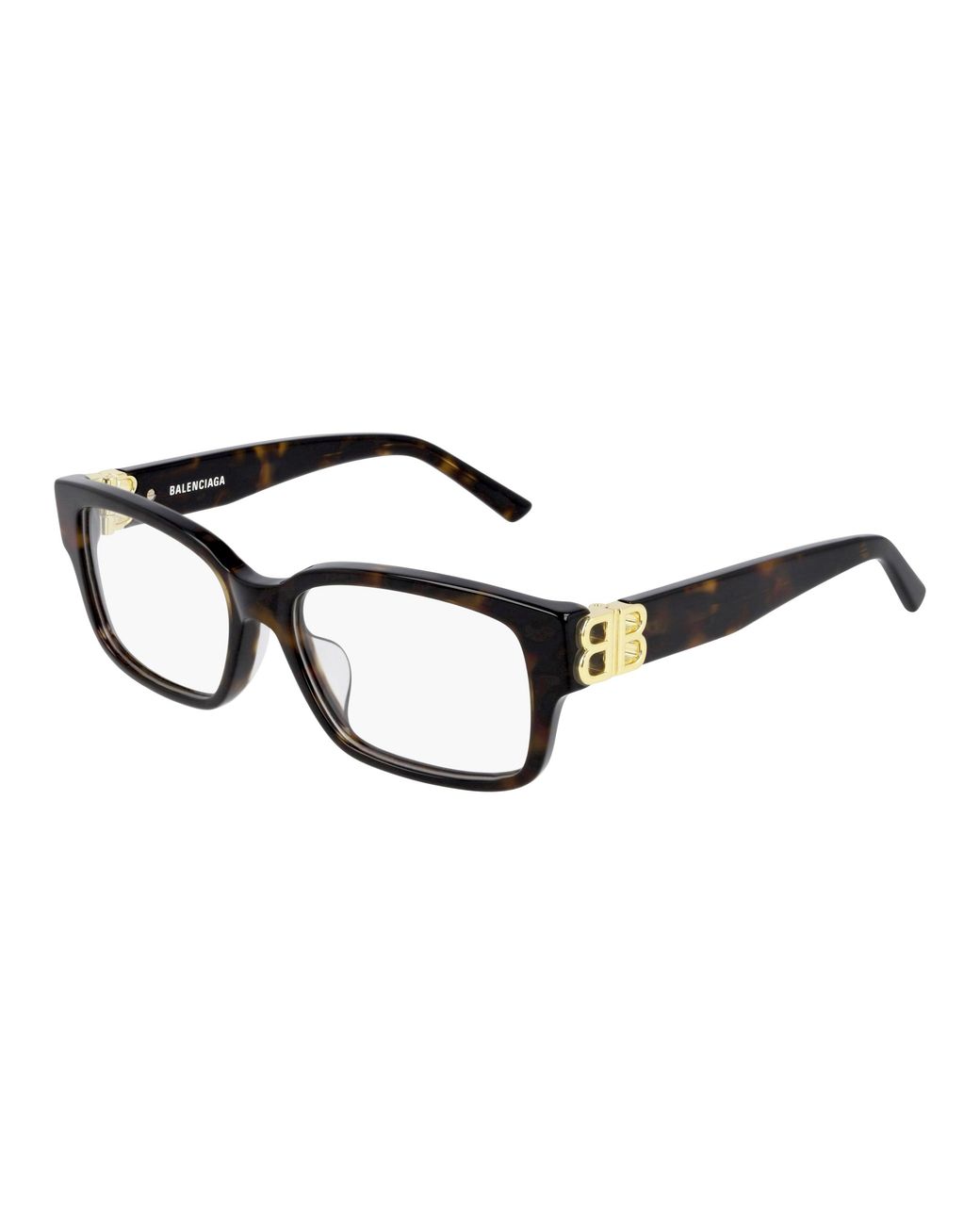 Balenciaga Black Bb0105O 002 Optical Frames Acetate Squared