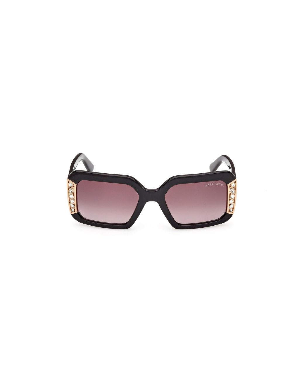 Guess Black Gm00042 01F Sunglasses Acetate Geometric Normal
