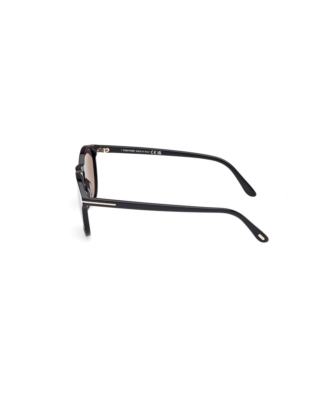 Tom Ford Black Ft1097 Lewis 01B Sunglasses Acetate Round Normal Shaded for men