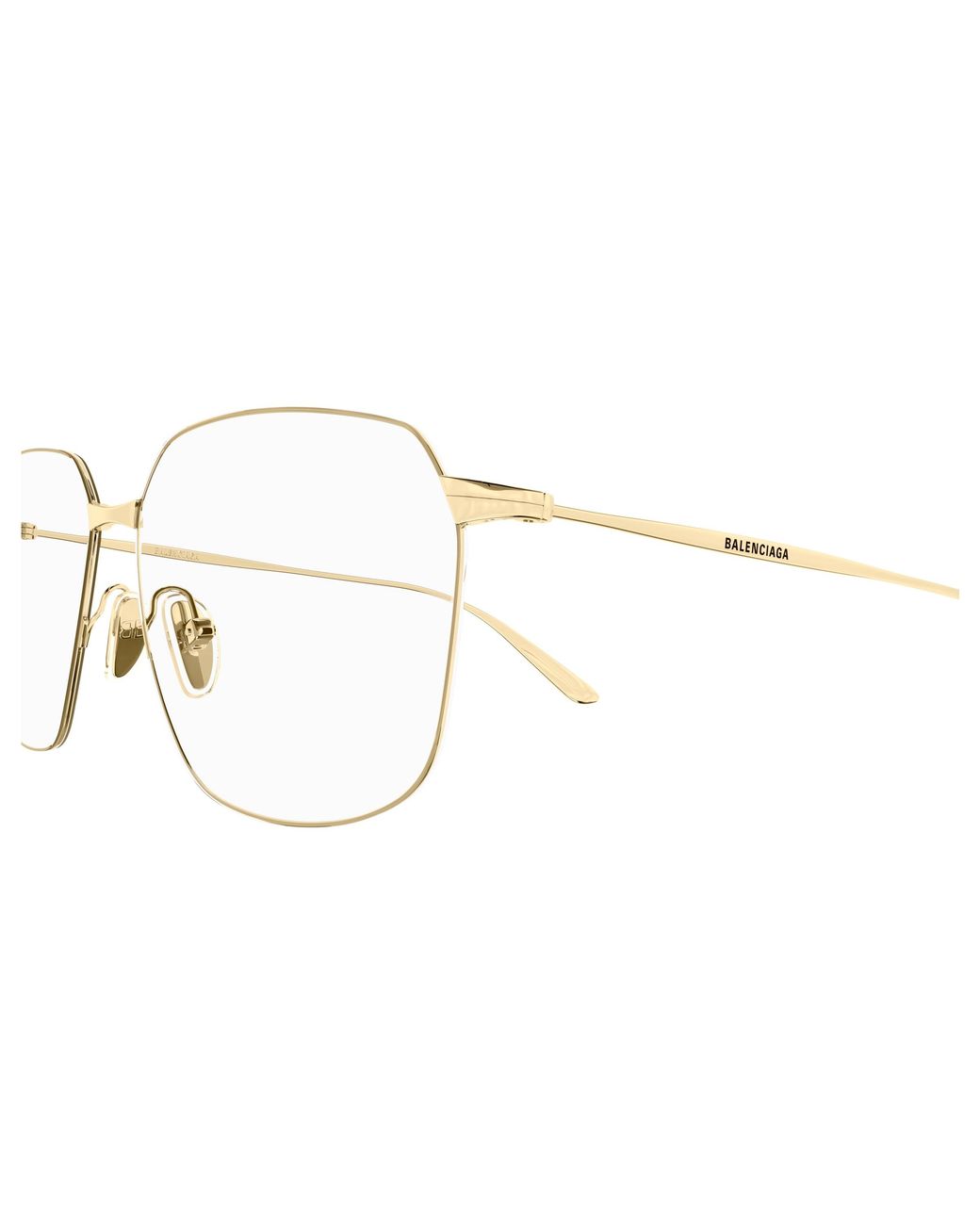 Balenciaga Black Bb0414O 004 Optical Frames Acetate Transparent Squared