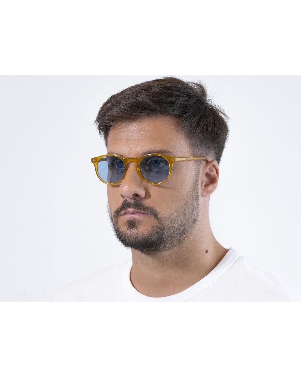 Xlab Blue Tasmania Sunglasses Acetate Light Pantos Polarized