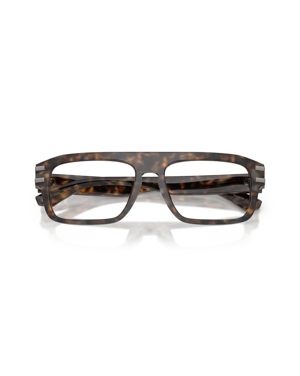 Dolce & Gabbana Black Dg3457 3500 Optical Frames Acetate Transparent Squared Normal for men