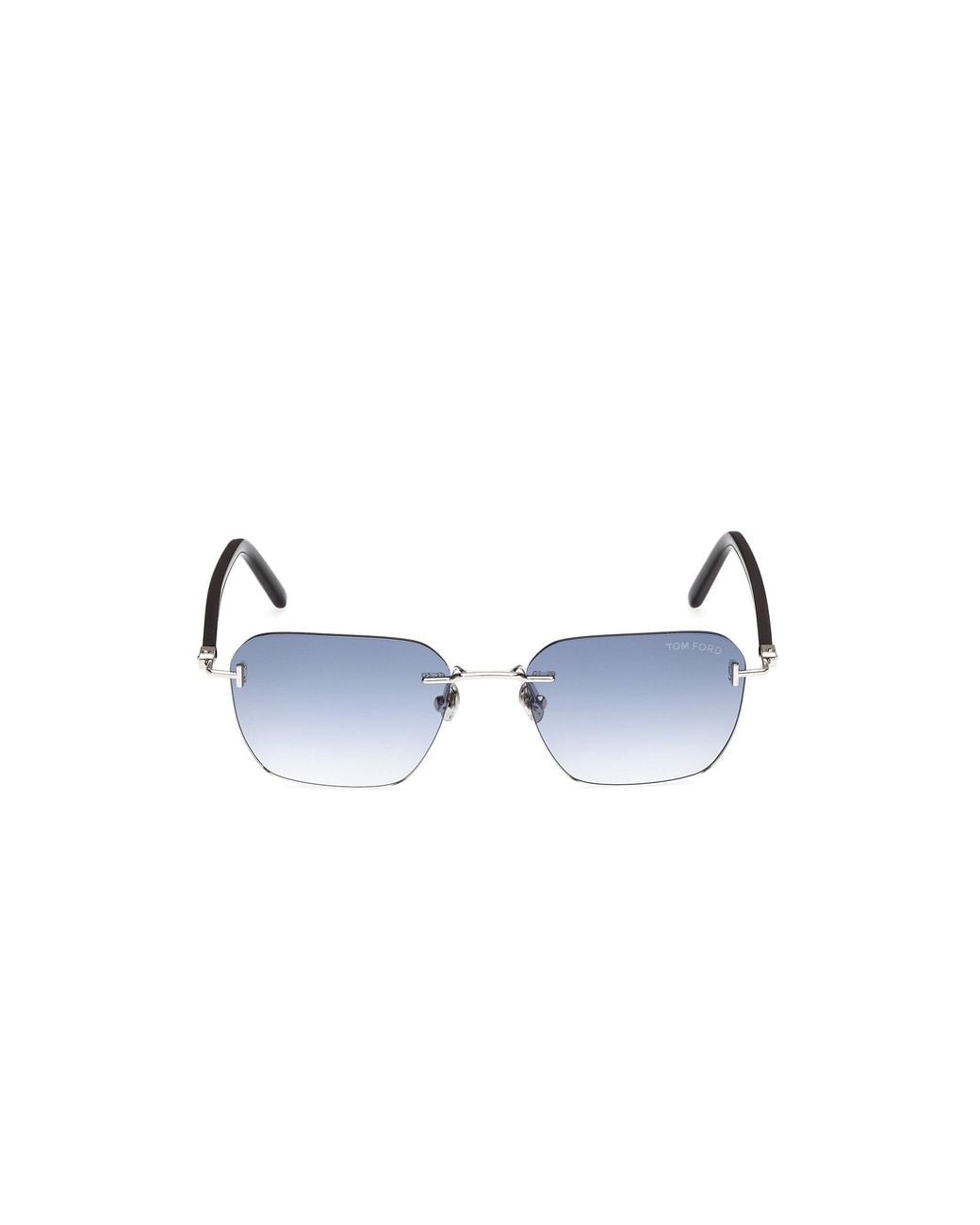Tom Ford Black Ft1433 Carson-02 16W Sunglasses Metal Squared Normal for men