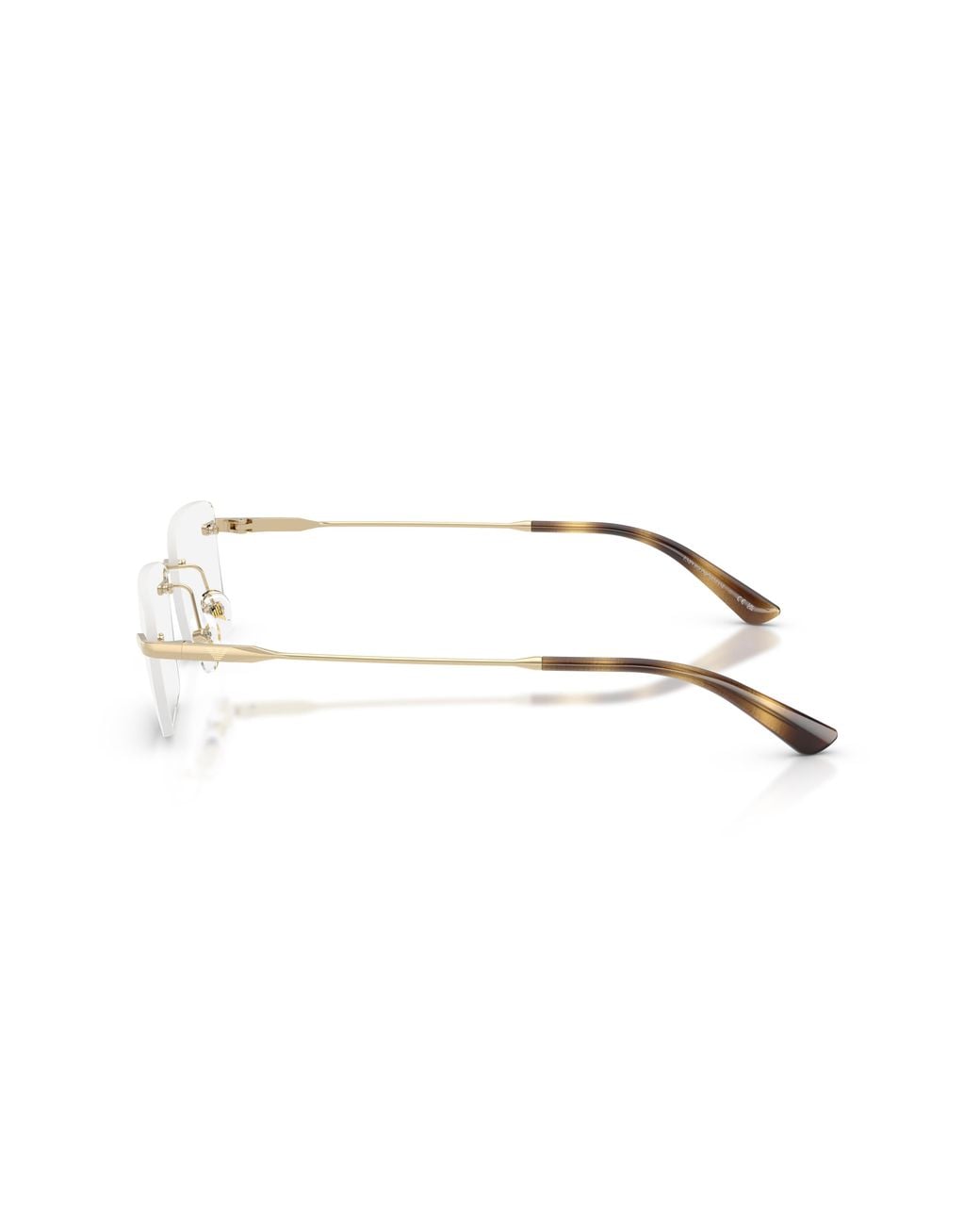 Emporio Armani Black Ea1195Td 3013 Optical Frames Titanium Transparent Squared Normal for men