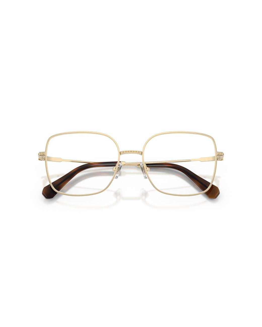Swarovski Black Sk1041 4013 Optical Frames Metal Transparent Squared Normal