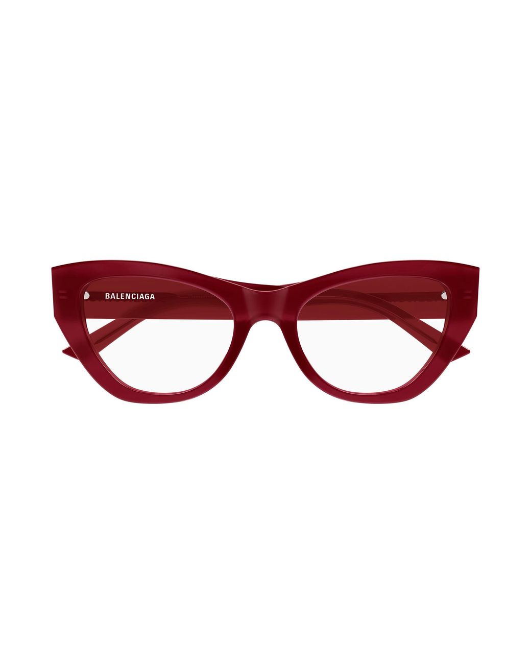 Balenciaga Black Bb0449O 010 Optical Frames Acetate Transparent Cat Eye