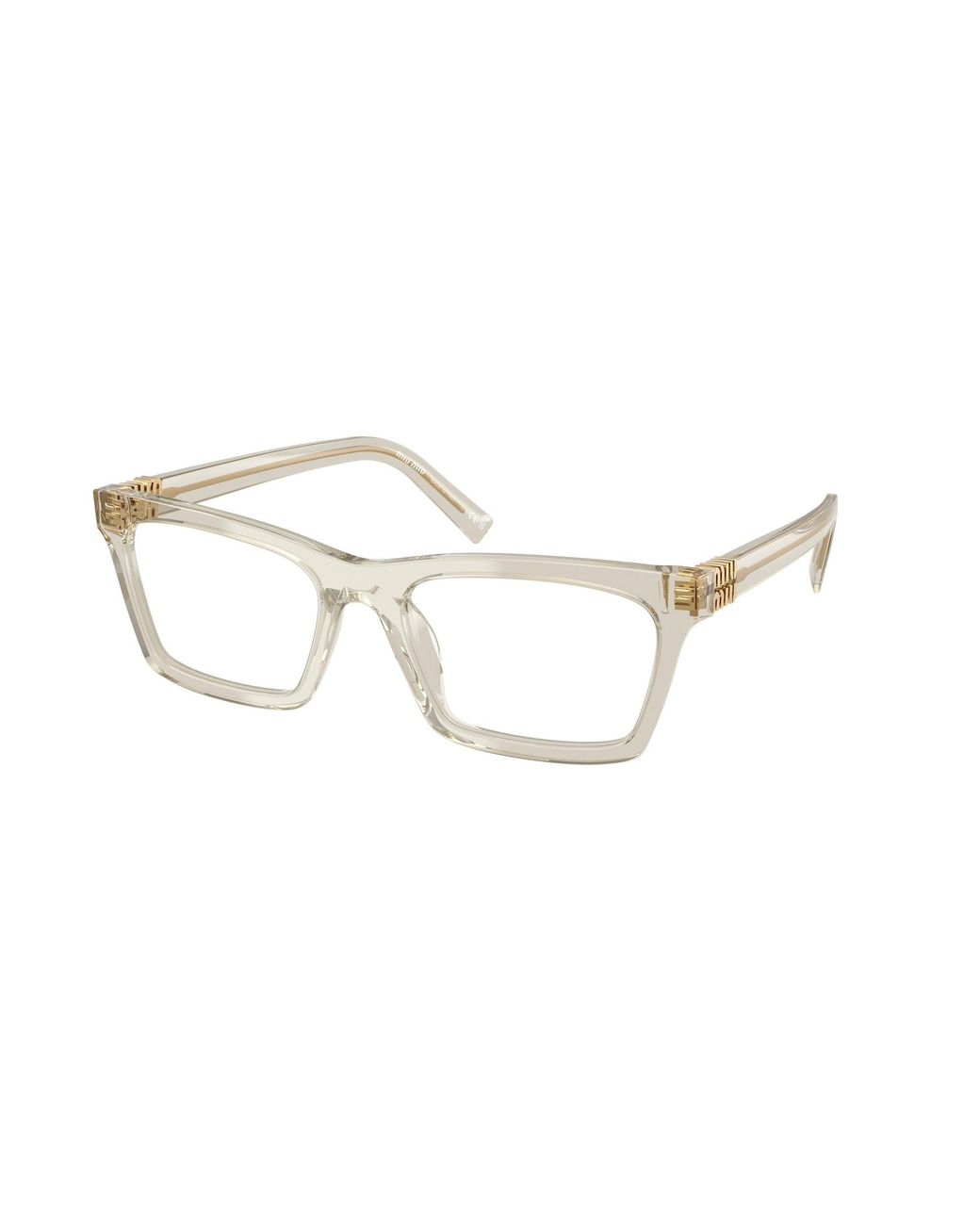 Miu Miu Black Mu 04Wv 12U1O1 Optical Frames Acetate Squared Normal