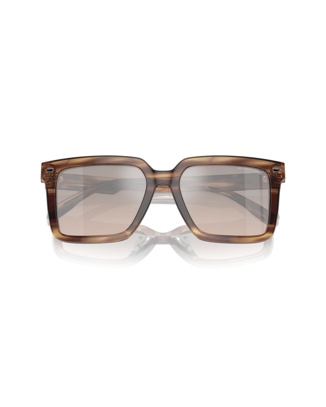 Michael Kors Black Mk2217U Abruzzo 39776I Sunglasses Acetate Squared Normal Mirror for men