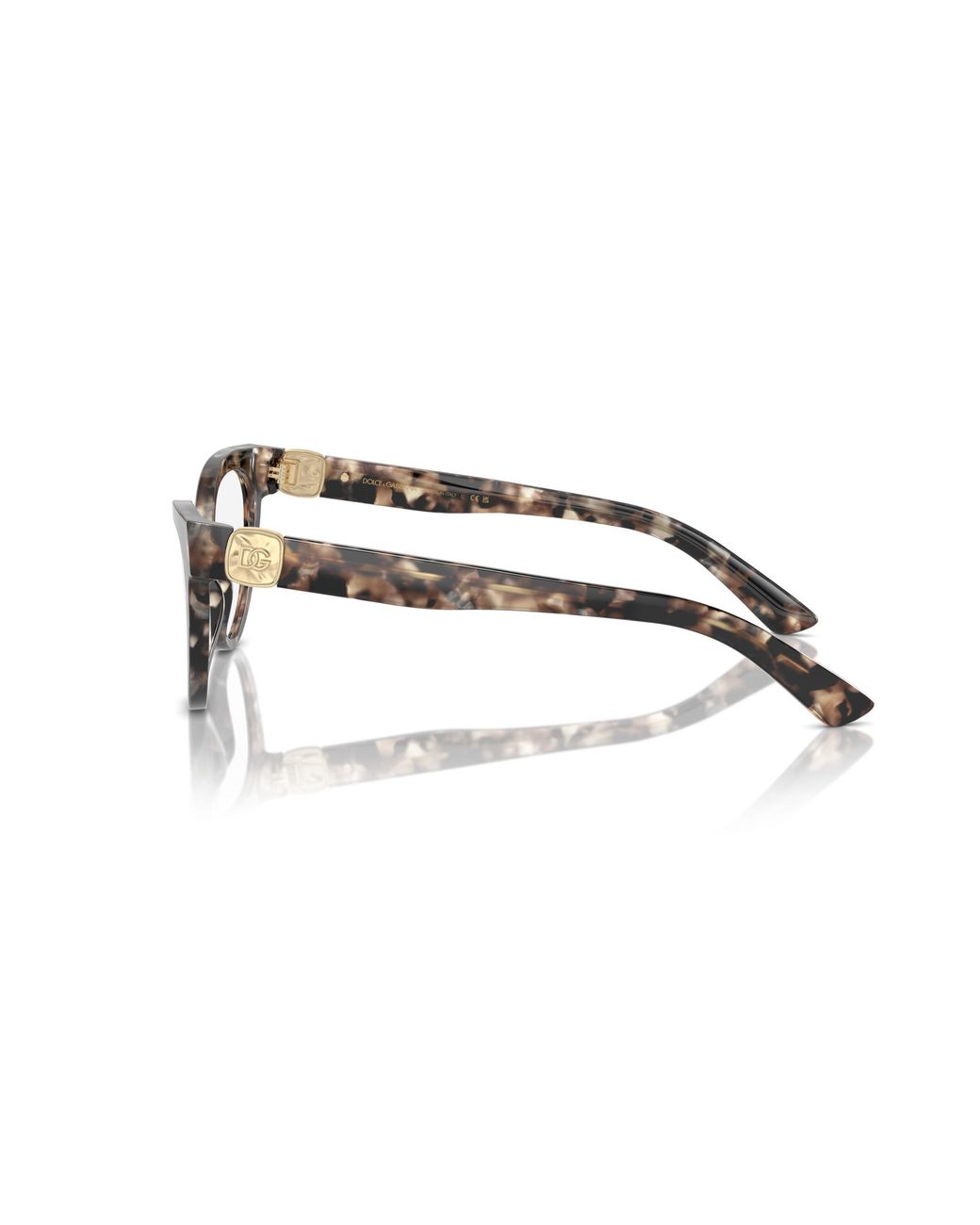 Dolce & Gabbana Black Dg3394 3438 Optical Frames Acetate Transparent Cat Eye Normal