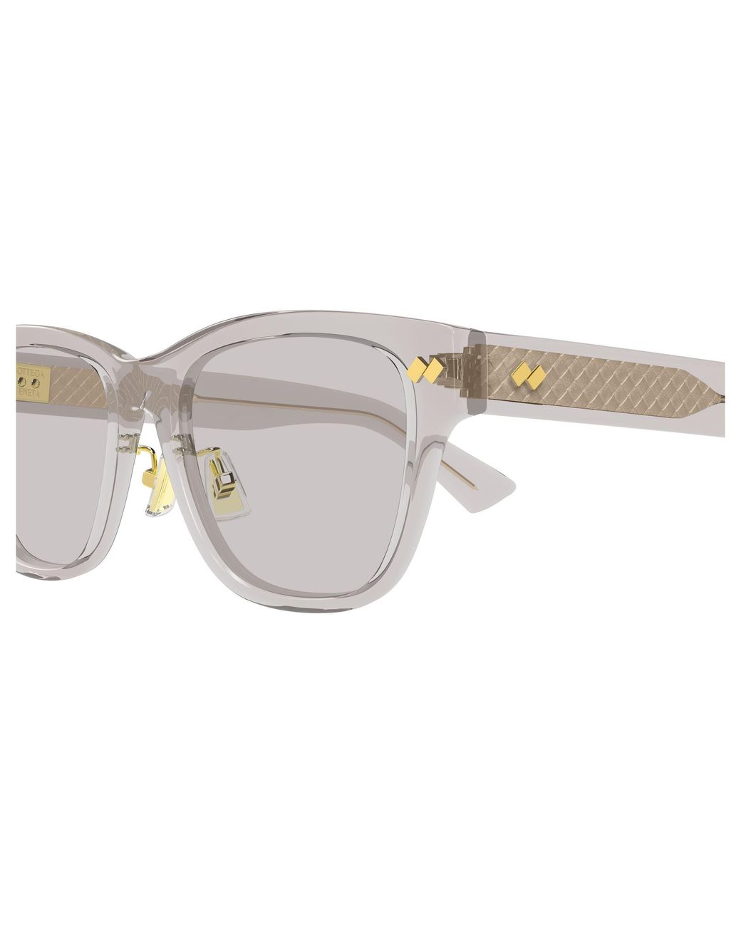 Bottega Veneta Black Bv1402Sk 004 Sunglasses Acetate Squared