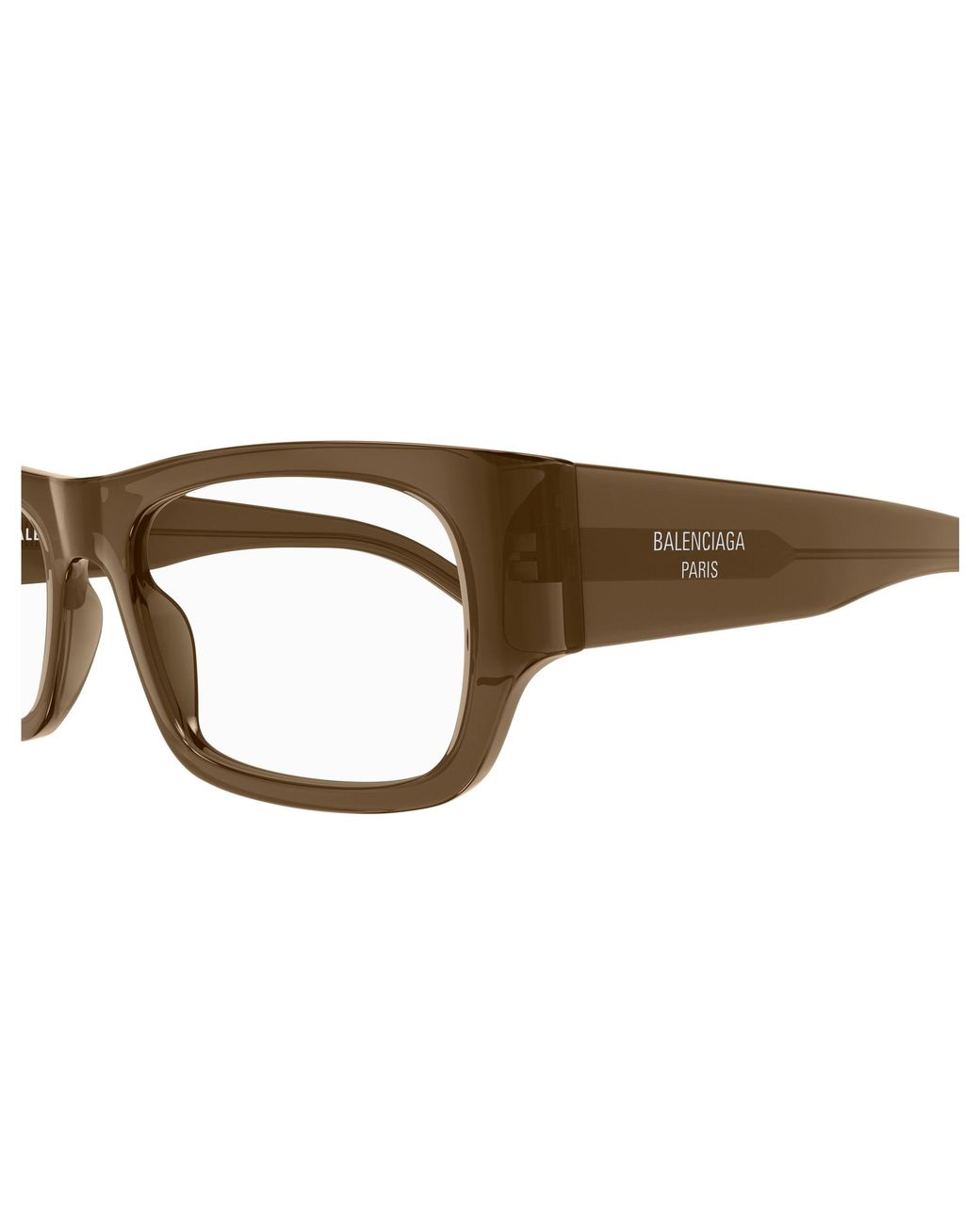 Balenciaga Black Bb0370O 004 Optical Frames Acetate Transparent Squared for men