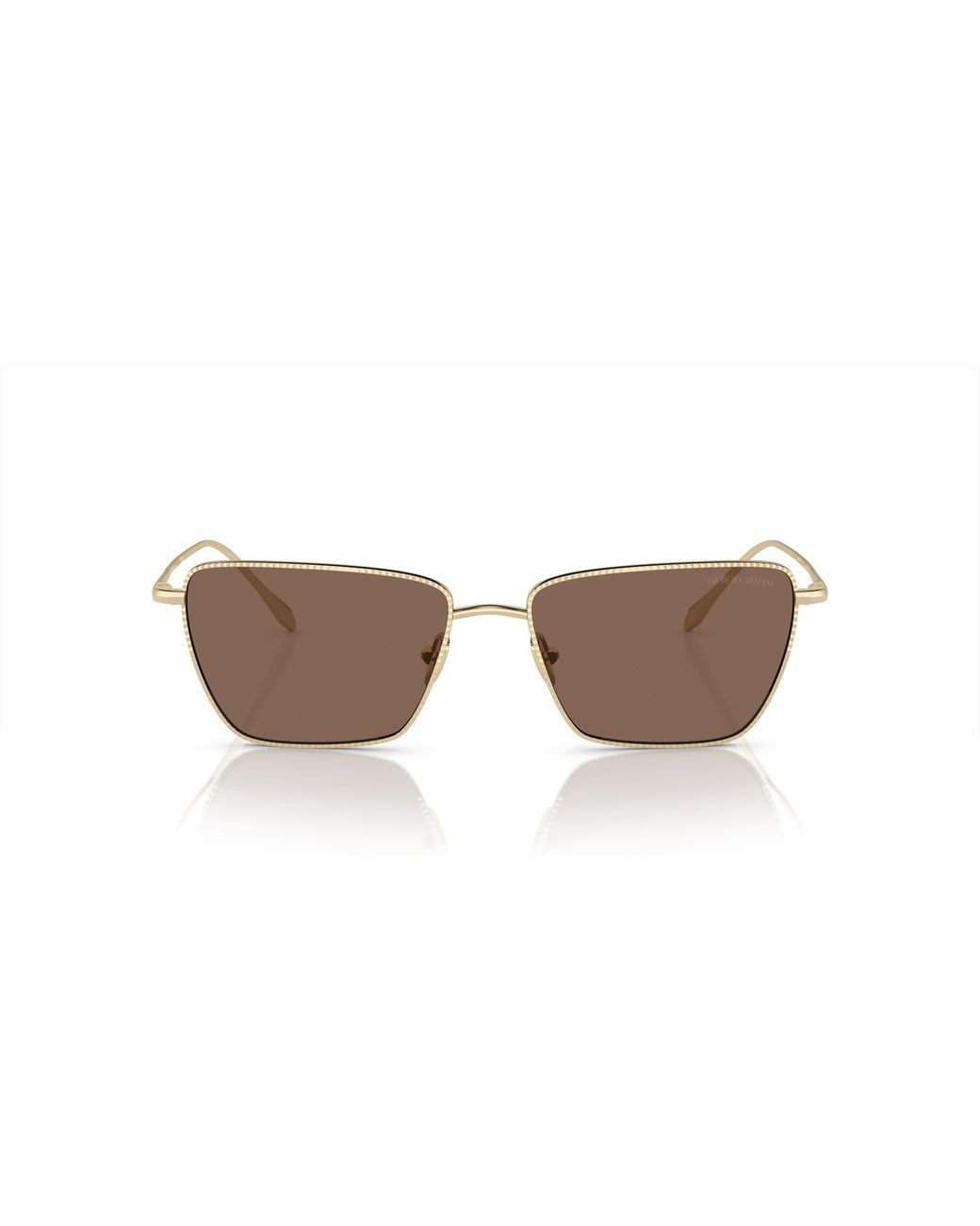 Giorgio Armani Black Ar6153 301373 Sunglasses Metal Squared Normal
