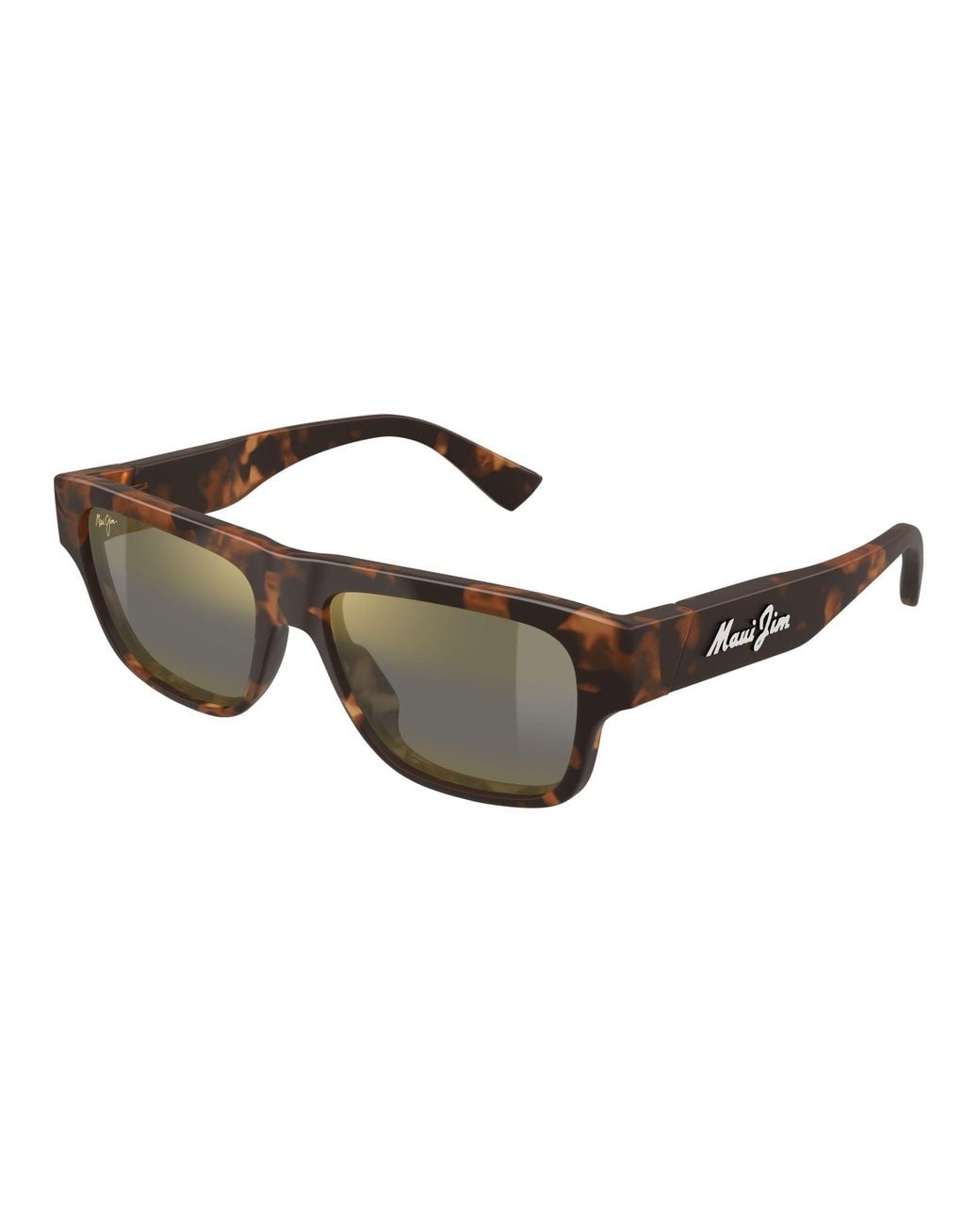 Maui Jim Black Mj0638S 002 Occhiali Da Sole Bio-Iniettato Bronzo Squadrata
