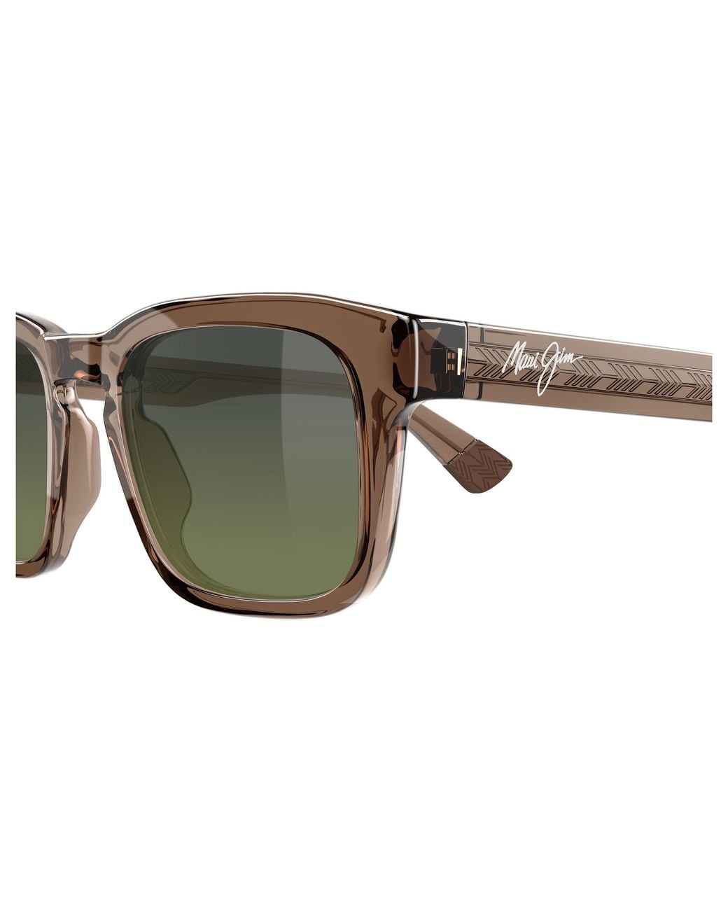Maui Jim Black Mj0643S 003 Occhiali Da Sole Bio-Iniettato Verde Squadrata