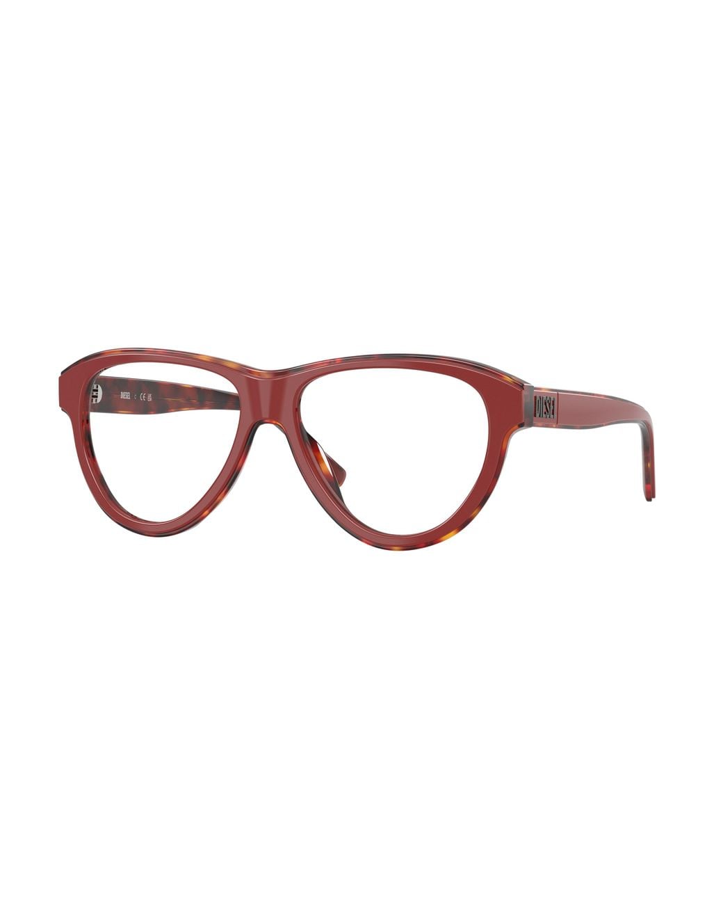 DIESEL Black Dl4031U 2065 Optical Frames Acetate Transparent Pilot Normal