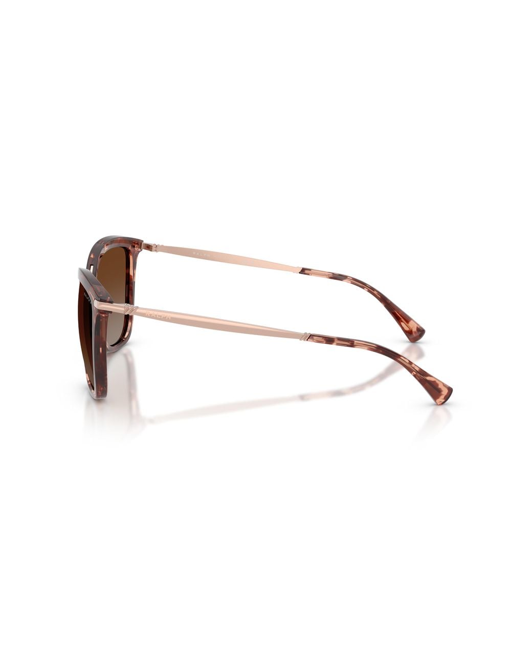Ralph Lauren Black Ra5245 6394T5 Sunglasses Injected Cat Eye Polarized