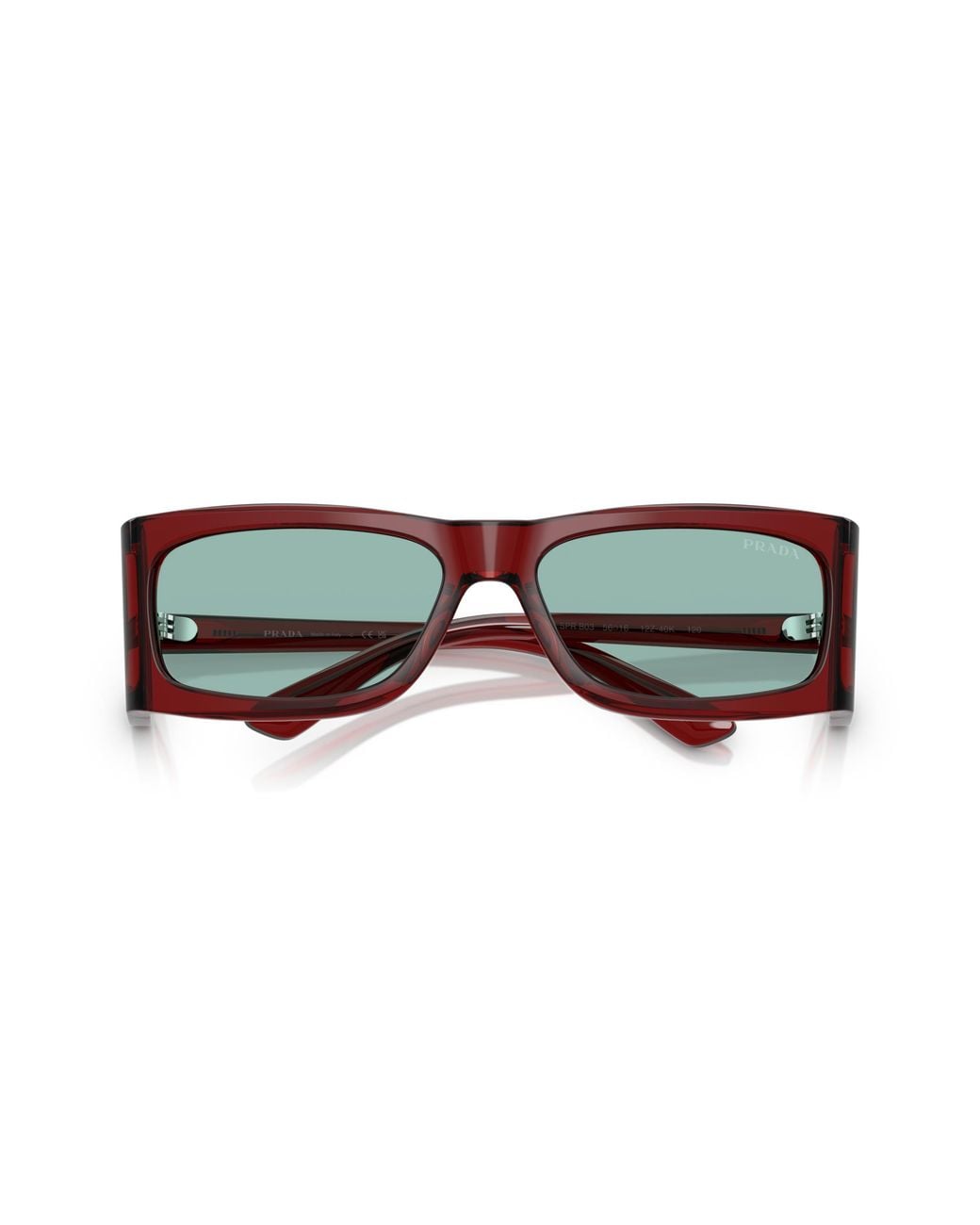 Prada Black Pr B03S 12Z40K Sunglasses Acetate Squared Normal for men