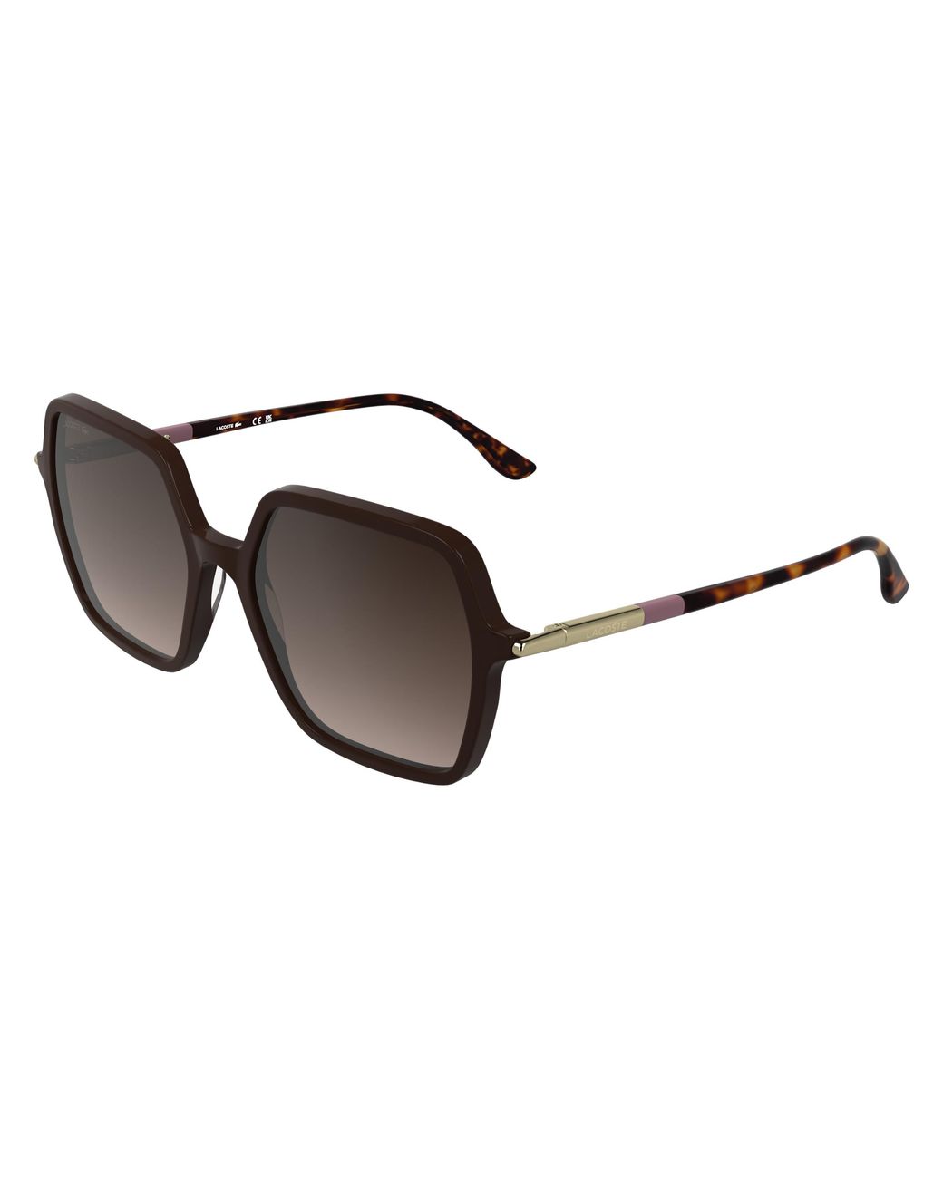 Lacoste Black L6079S 601 Sunglasses Acetate Squared Normal Shaded