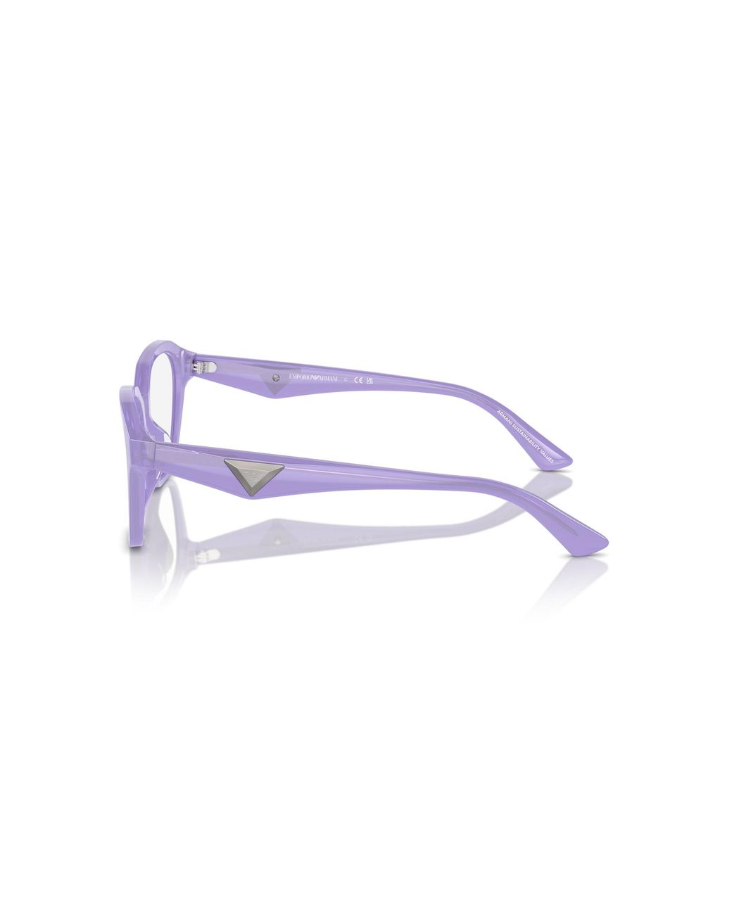 Emporio Armani Black Ea3235U 6117 Optical Frames Acetate Transparent Geometric Normal