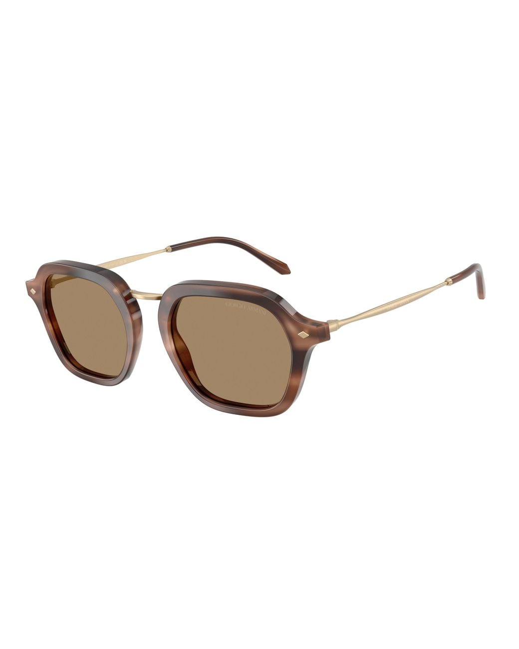 Giorgio Armani Black Ar6190 646573 Sunglasses Metal Squared Normal for men
