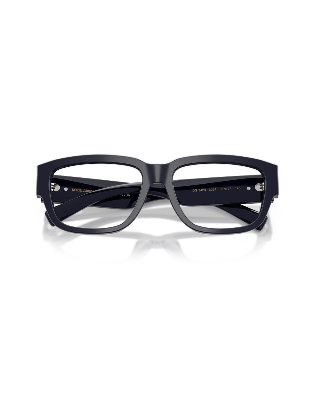 Dolce & Gabbana Black Dg3423 501 Optical Frames Acetate Squared Normal for men