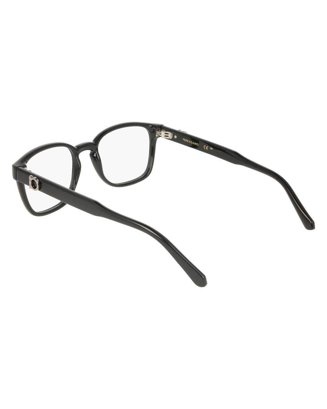 Ferragamo Black Sf3027E 001 Optical Frames Geometric Normal for men