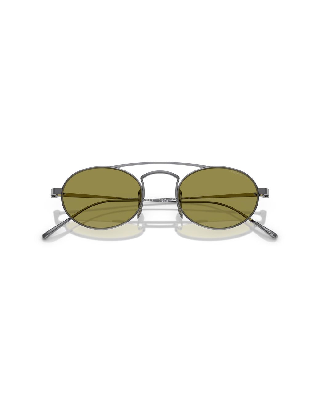 Giorgio Armani Black Ar6161T 3385/2 Sunglasses Titanium Round Normal for men