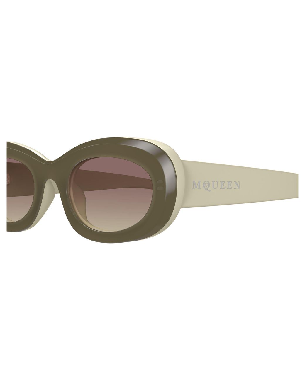 McQueen Black Am0527Sa 004 Sunglasses Acetate Round
