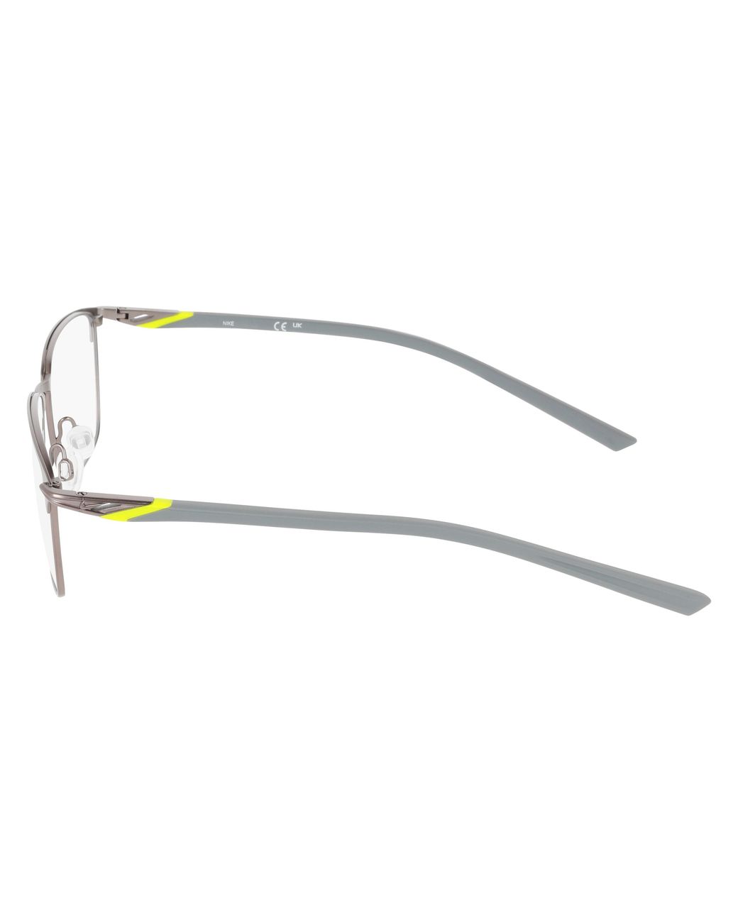 Nike Black 6066 070 Optical Frames Titanium Squared Normal for men