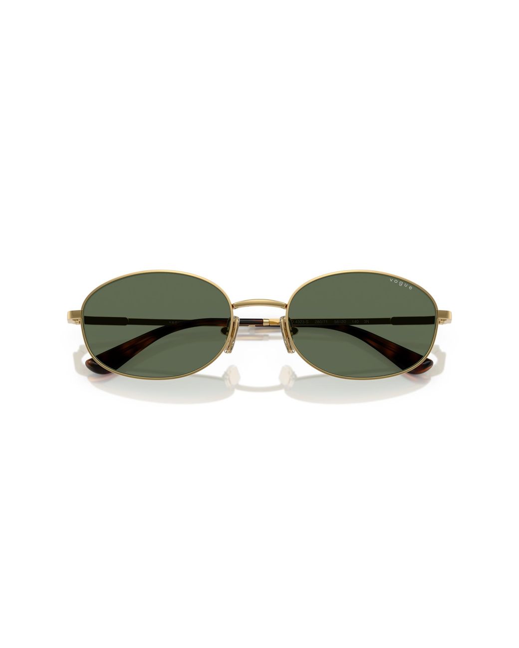 Vogue Eyewear Green Vo4323S 280/71 Sunglasses Metal Round Normal