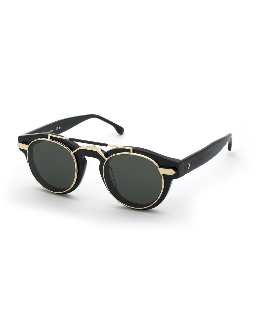 Lozza Black Ul4375 Elba 2 700Y Optical Frames Acetate Smoke Pantos Normal for men
