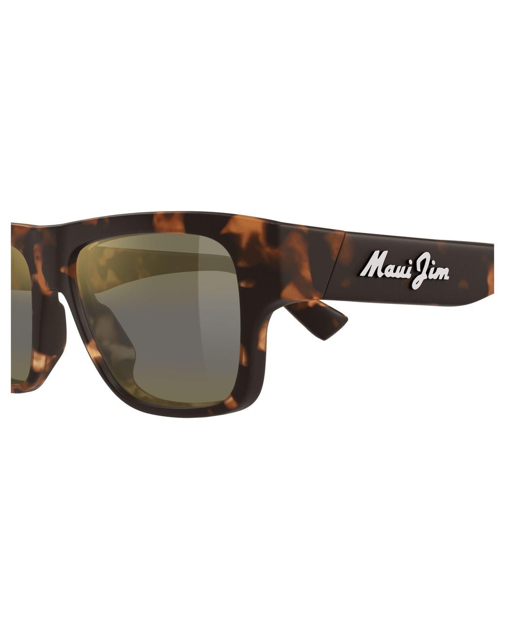 Maui Jim Black Mj0638S 002 Occhiali Da Sole Bio-Iniettato Bronzo Squadrata