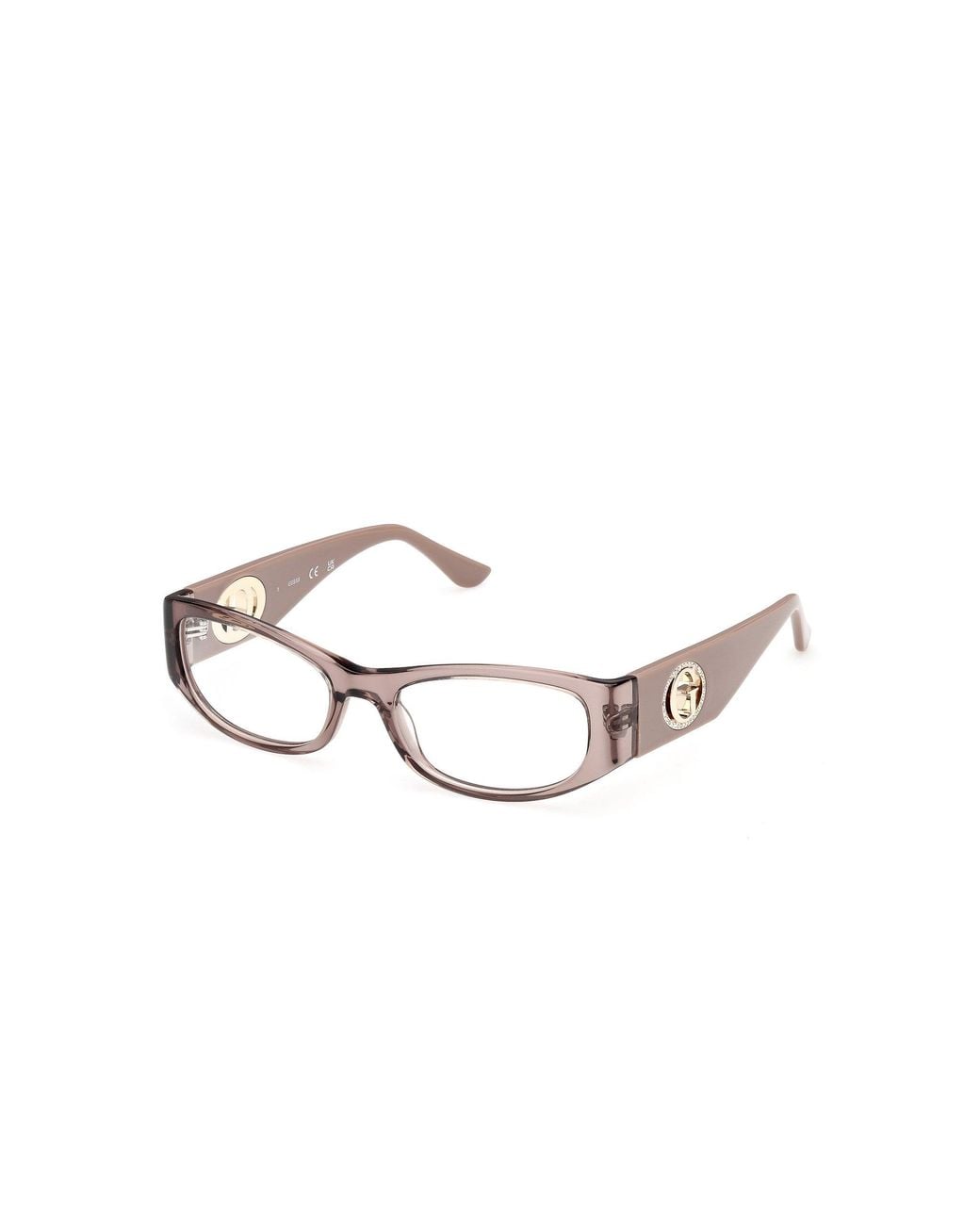 Guess Black Gu50352 057 Optical Frames Acetate Round Normal